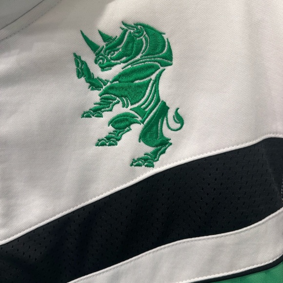 Vintage 90’s Y2K Ecko Unltd Green White Black Track Jacket Retro M - Picture 2 of 7